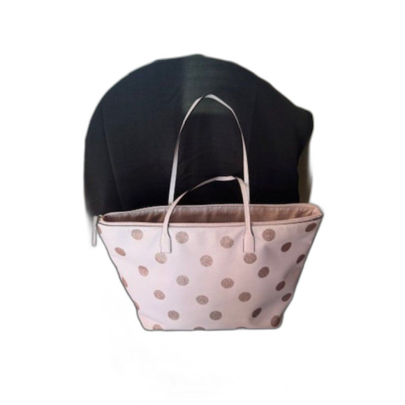Kate Spade Haven Lane Large Hani Tote Glitter Pink Polka Dot Handbag MSRP $229 - Picture 2 of 5